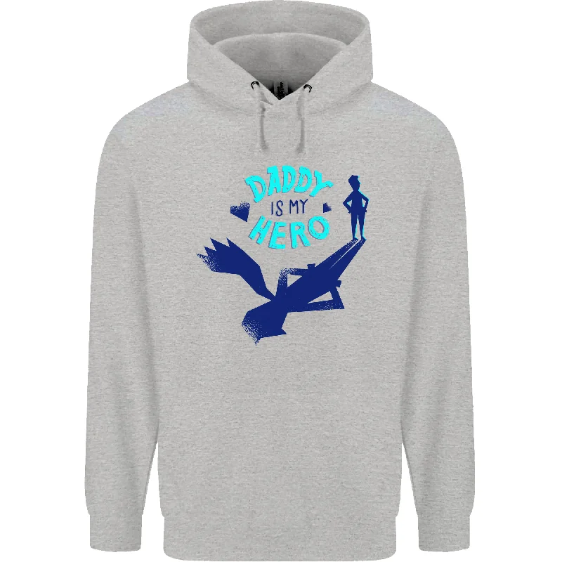 Special Offer Funny Fathers Day Daddy is My Superhero Mens 80% Cotton Hoodie
