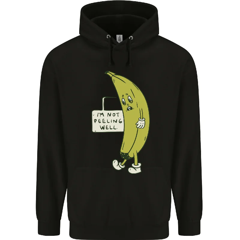 Major Savings I'm Not Peeling Well Funny Ill Banana Mens 80% Cotton Hoodie