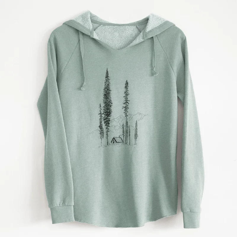 Final Clearance Mountain Pine Cabin Retreat - Cali Wave Hooded Sweatshirt
