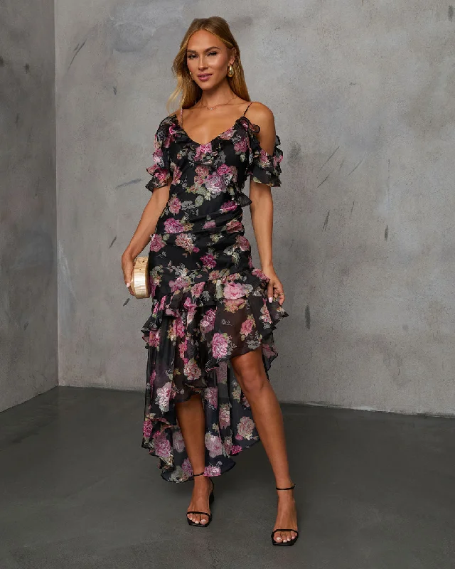 Sneak Peek Sale Chelsea Off The Shoulder Ruffle Maxi Dress