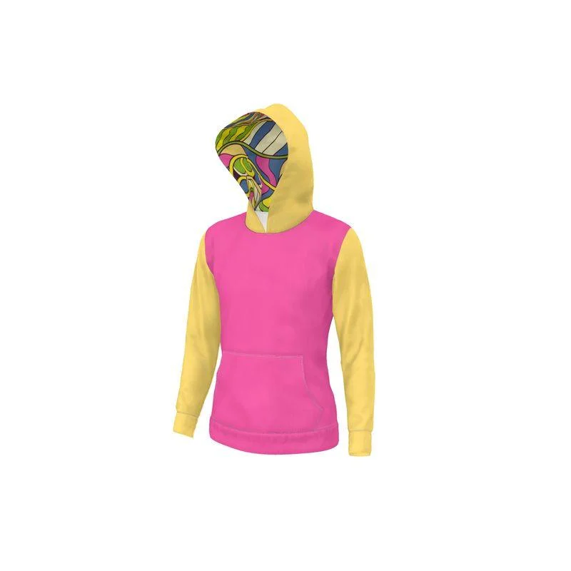 Overstock Suki Color Block Pullover Pocket Polar Fleece Hoodie