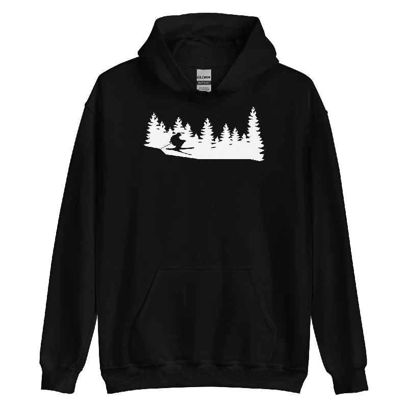 Major Savings Bäume - Skifahren - Unisex Hoodie