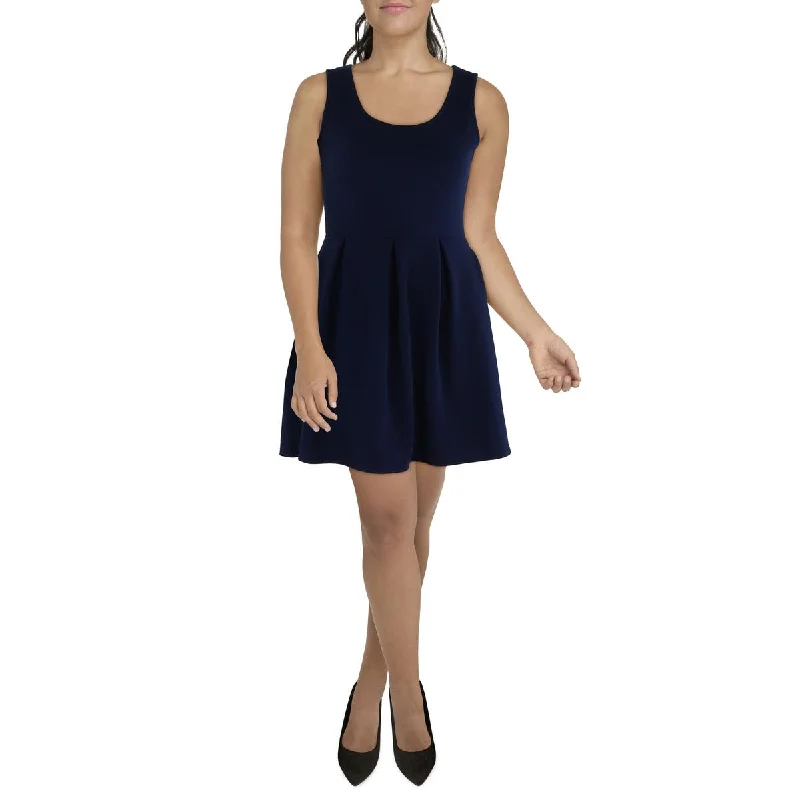 Value Deals 24seven Comfort Apparel Womens Knit Sleeveless Fit & Flare Dress